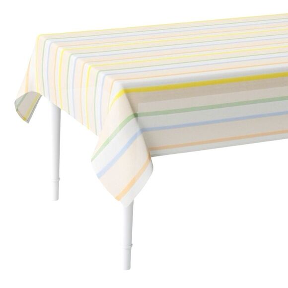 Room Essentials Striped Rectangular Reusable Table Cloth - 104” x 60” - Picture 1 of 4